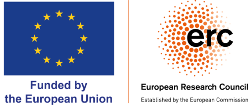 EU emblem and the ERC logo